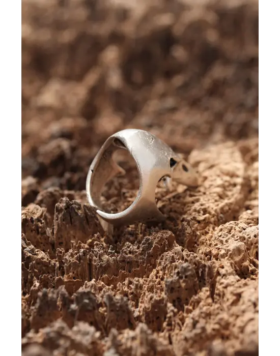 Karga Burun Figürlü Ayarlanabilir Yüzük