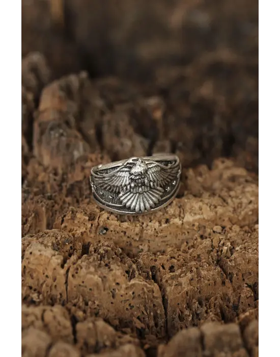 Kartal Model Ayarlanabilir Erkek Yüzük