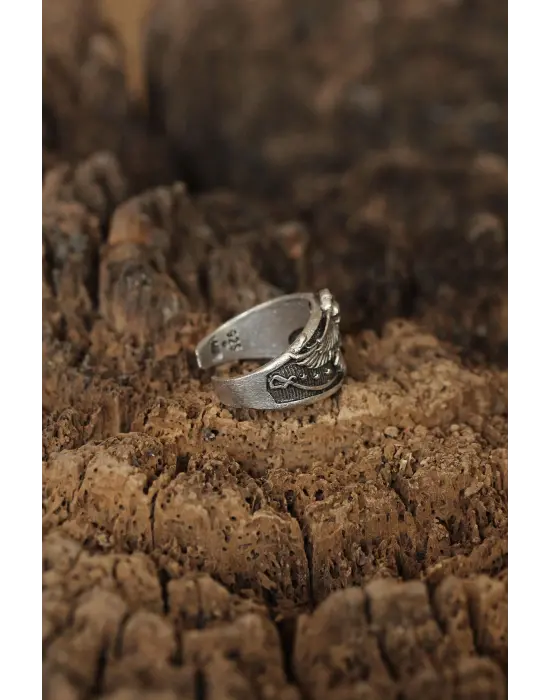 Kartal Model Ayarlanabilir Erkek Yüzük