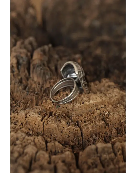 Kuru Kafa Örümcek Adam Figürlü Ayarlanabilir Erkek Yüzük