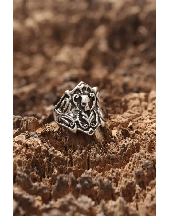 Maskeli Kuru Kafa Ayarlanabilir Yüzük