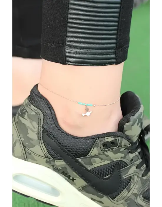 Metal Kuş Figür Tasarımlı Zincirli Hal Hal