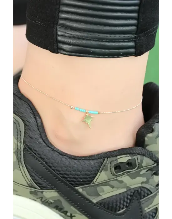 Metal Kutup Yıldızı Figür Tasarımlı Zincirli Hal Hal