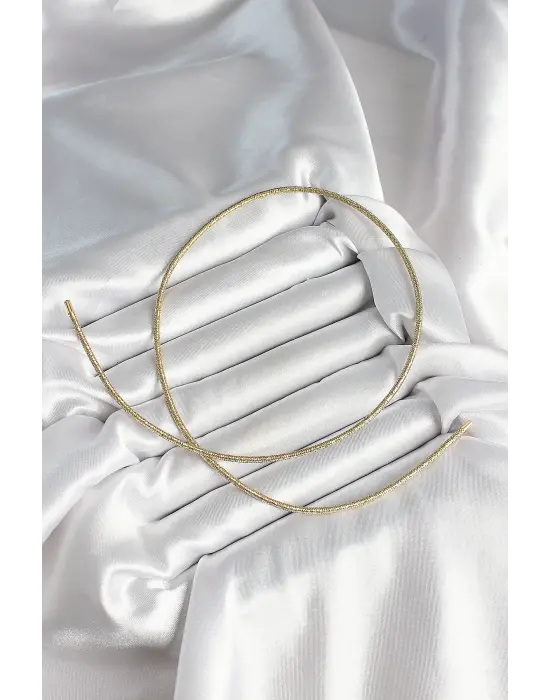 Mıknatıslı Gold Renk Sarmal Kadın Bileklik