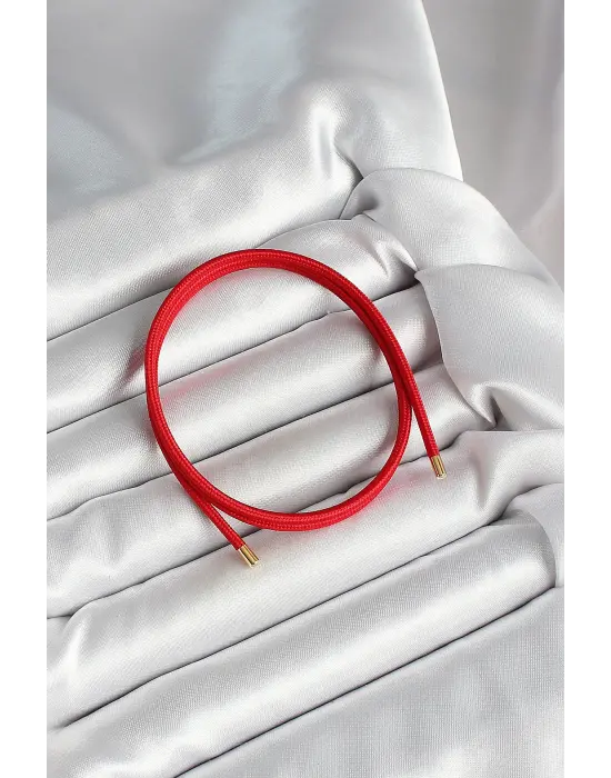 Mıknatıslı Kırmızı Renk Sarmal Kadın Bileklik