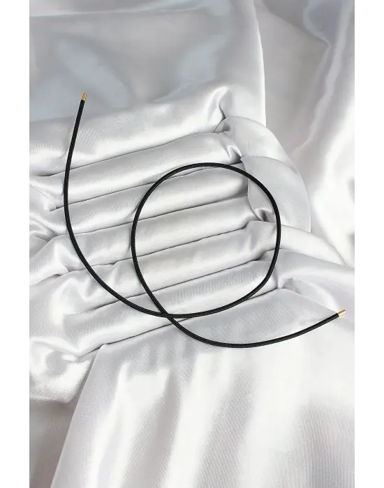 Mıknatıslı Siyah Renk Sarmal Kadın Bileklik