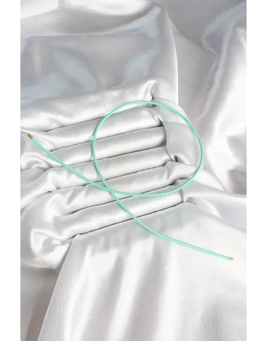 Mıknatıslı Turkuaz Renk Sarmal Kadın Bileklik