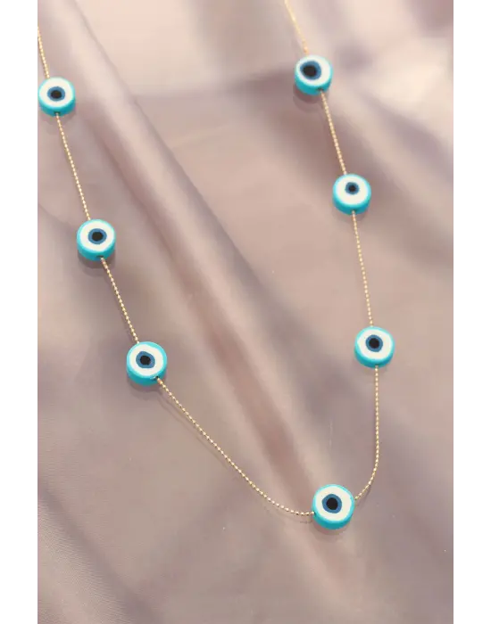 Nazar Boncuk Model Fimo Kolye