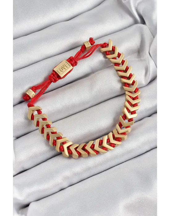 Pirinç Asansörlü Gold Renk Juju Kadın Bileklik