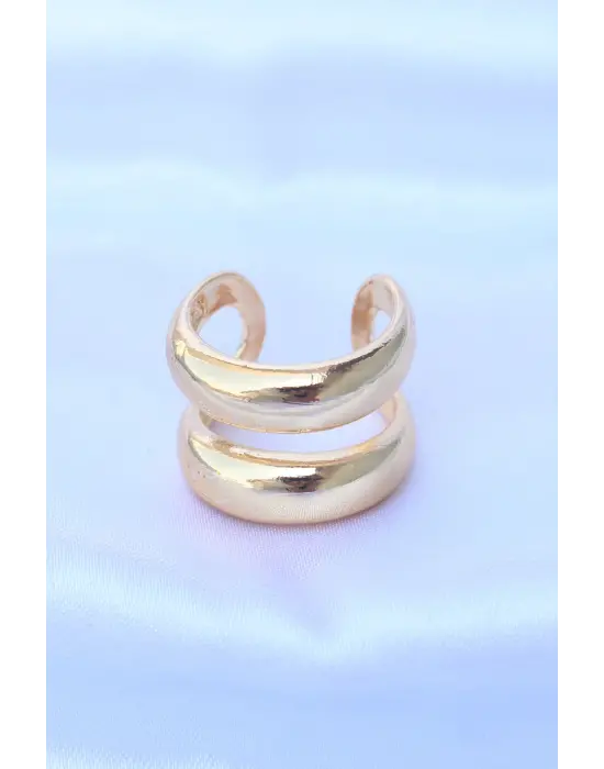  Altın Ayarlanabilir Şerit Yüzük