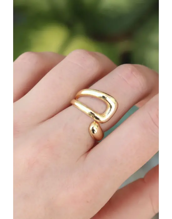  Altın Ayarlanabilir Yüzük