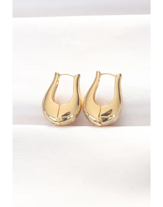  Altın Bombeli Küpe