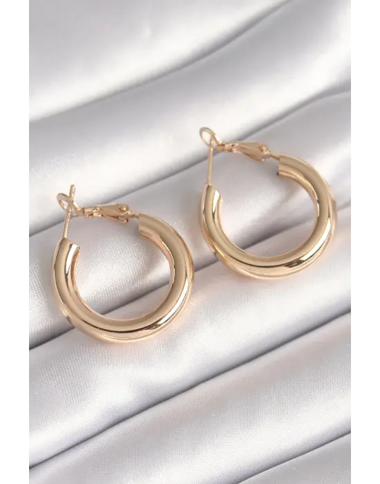  Altın Halka Model Çelik Küpe