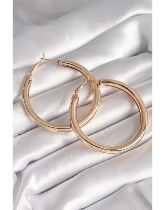  Altın Halka Model Çelik Küpe