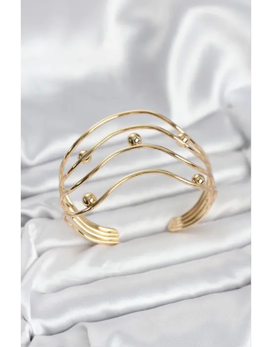 Pirinç Gold Renk Kadın Bileklik