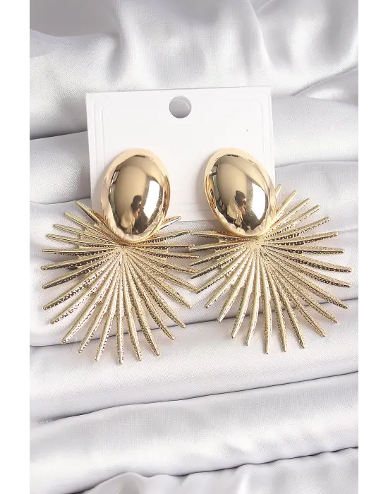  Altın Kemik Model Çelik Küpe