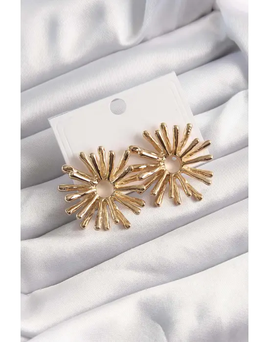  Altın Kemik Model Küpe