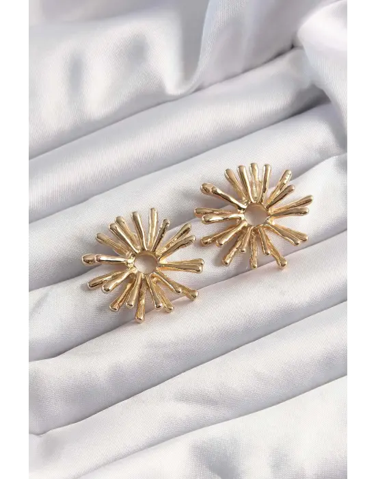  Altın Kemik Model Küpe