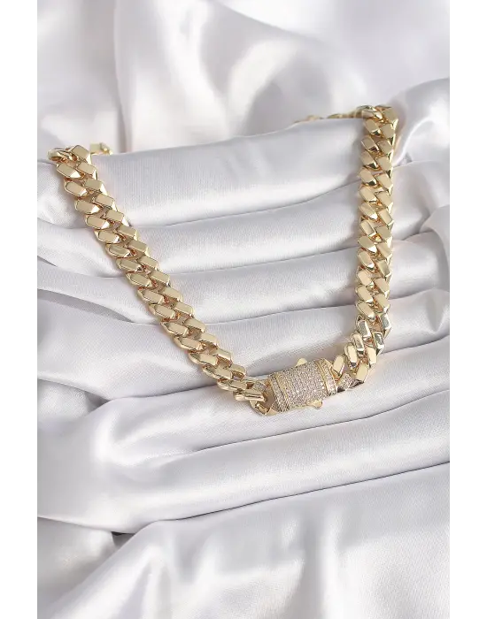 Çelik Altın  VIP Exclusive Seri Gurmet Model  Çelik Kolye