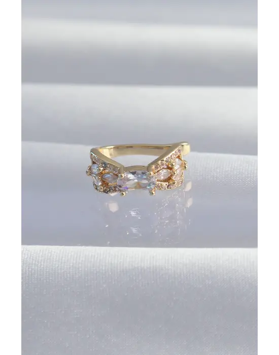  Altın Zirkon Taş Kaplama Earcuff Küpe