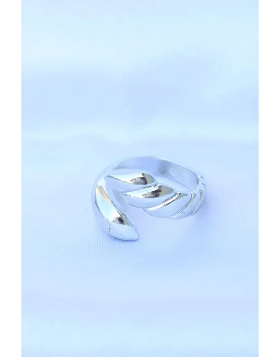  Gümüş Ayarlanabilir Sarmal Yüzük