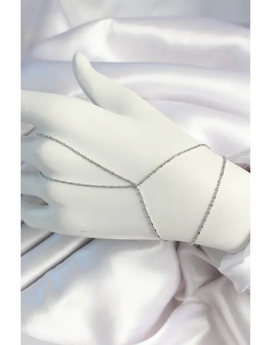 Pirinç Gümüş Renk Zincirli Şahmeran