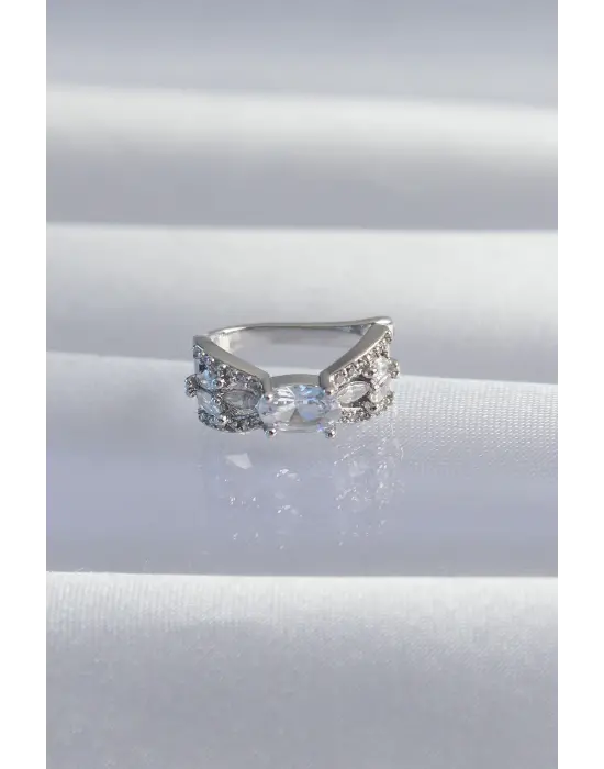  Gümüş Zirkon Taş Kaplama Earcuff Küpe