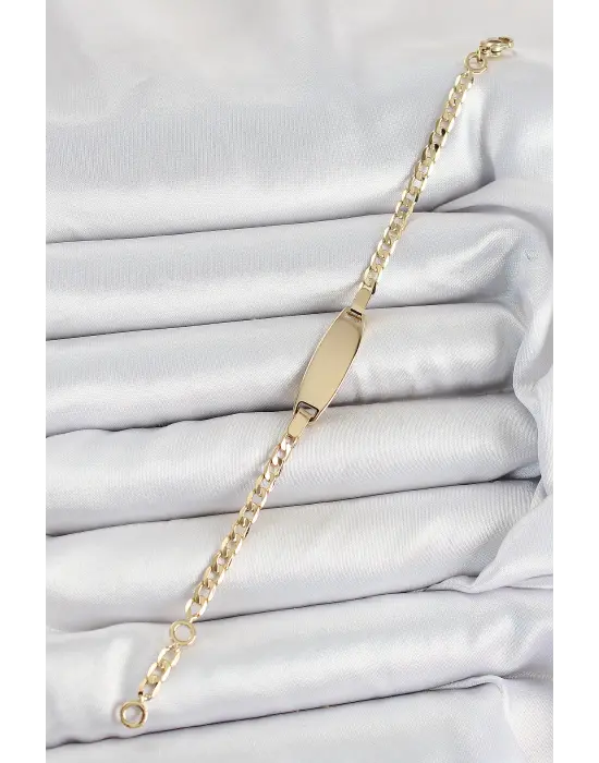 Pirinç Oval Model Gold Renk Xuping Bebek Künyesi