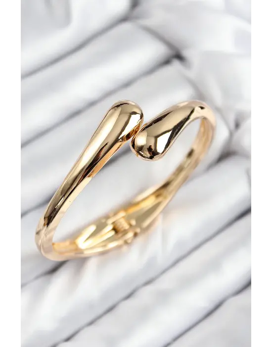 Pirinç Sarmal Model Gold Renk Kadın Kelepçe