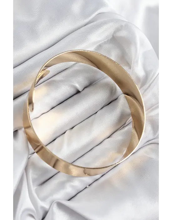 Pirinç Sarmal Model Gold Renk Pazu Bileklik