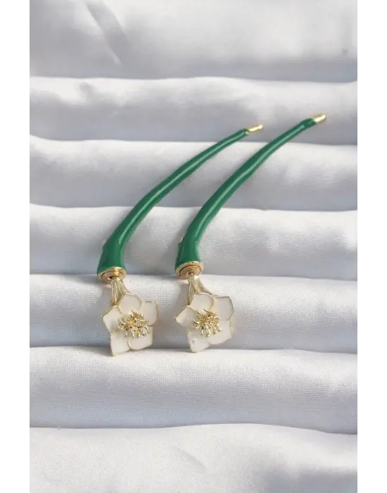  Yeşil Renk Botega Küpe