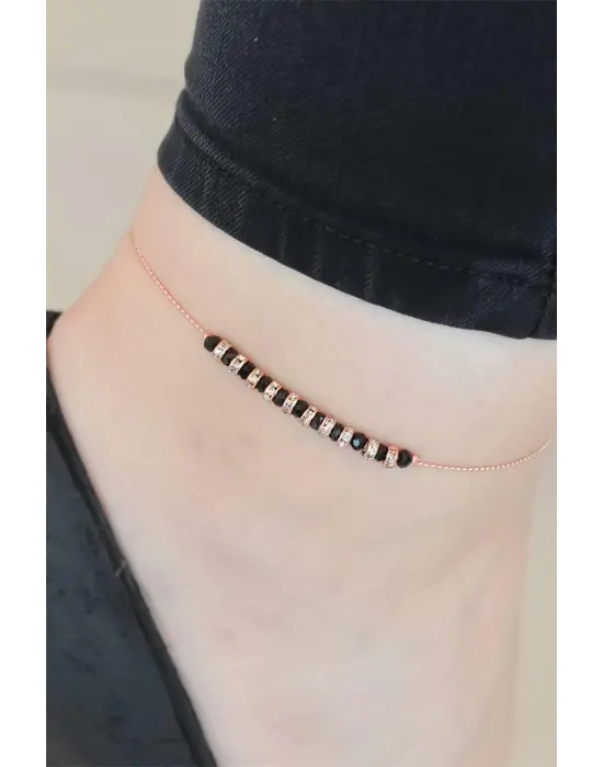 Siyah Miyuki Taşlı Hal Hal