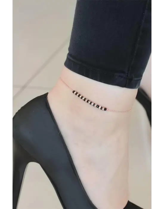 Siyah Miyuki Taşlı Hal Hal