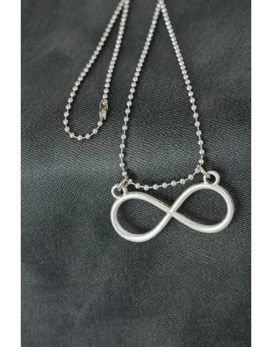 Sonsuzluk Sembolü Metal Erkek Kolye