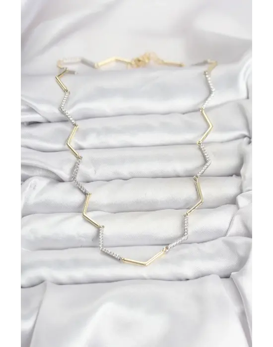 VIP Seri Zikzak Model Kadın Kolye