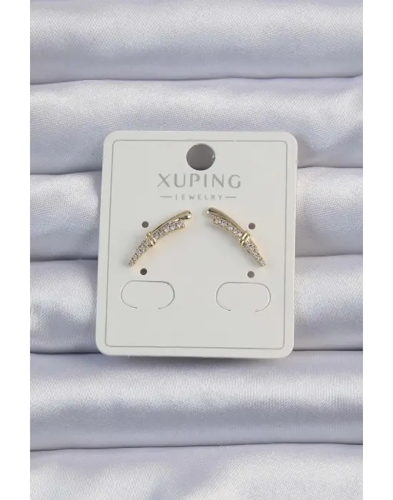 Xuping Altın Zirkon Taşlı Küpe
