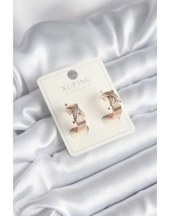 Xuping Model Xoxo Çelik Küpe