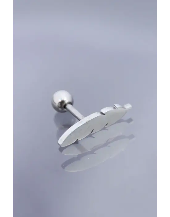 Yaprak Model 316L Cerrahi Çelik Piercing