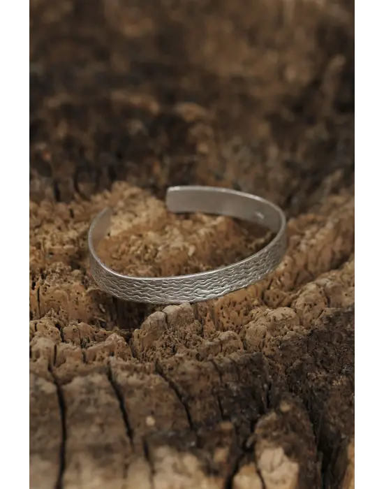 Yeni Sezon Çizgili Tasarımlı Erkek Kelepçe Bileklik