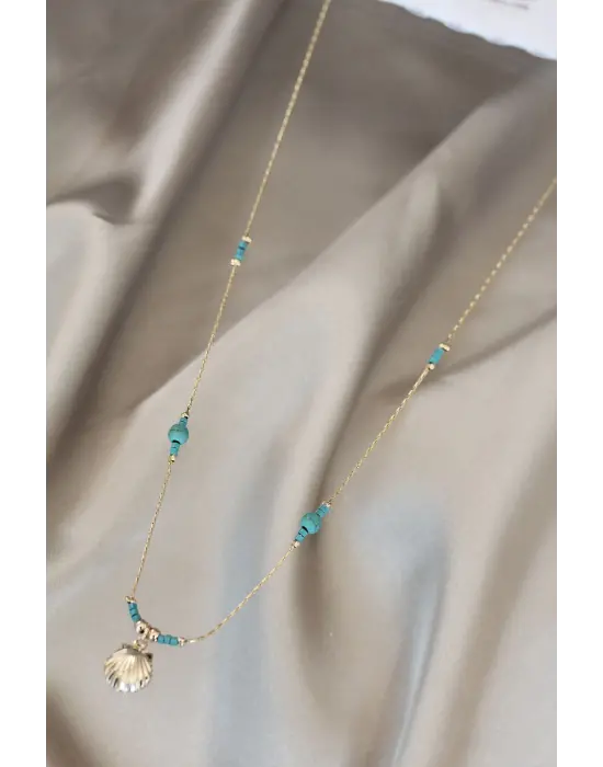 Yeni Sezon İstiridye Detaylı Kolye