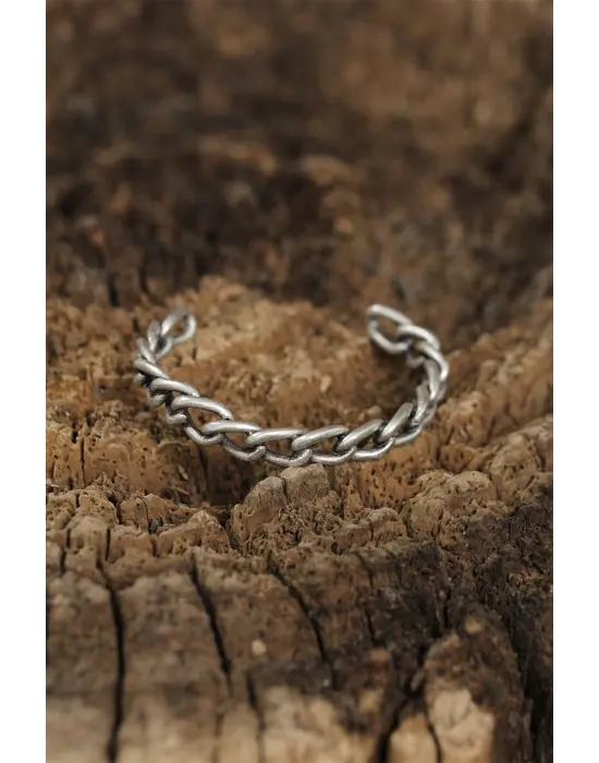 Yeni Sezon Zincir Tasarımlı Erkek Kelepçe Bileklik