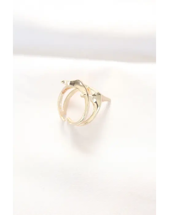 Yıldız Model Altın Ayarlanabilir Yüzük