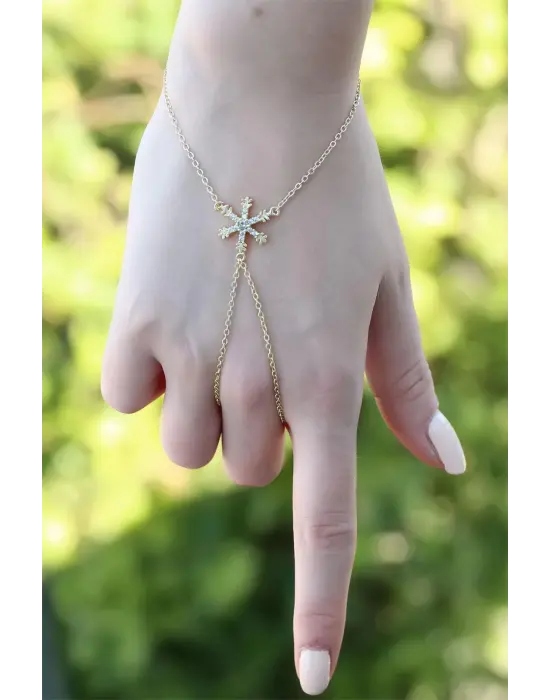 Zirkon Taşlı Şahmeran Bileklik