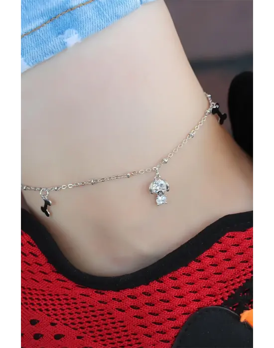 Zirkon Taşlı Silver Renk Kaplama Hal Hal