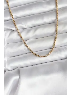 14K Gold Renk Kaplama Zincir Model CM Kadın Kolye