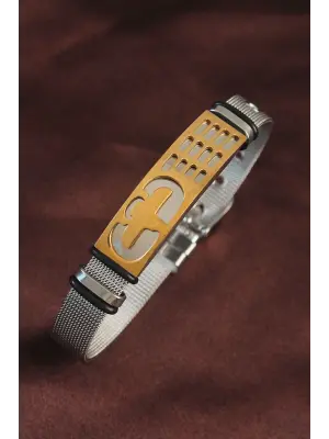 316L Çelik Altın Renk Antik Mısır Kartalı Ayarlanabilir Hasır Kordonlu Bileklik