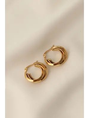   Çoklu Sarmal Detay Küpe