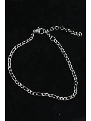 316L Çelik Figaro Model Gümüş Renk Erkek Bileklik