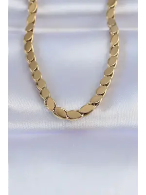  Altın  Arpa Model Çelik Kolye