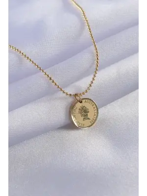  Altın  Elizabeth İşeleme  Çelik Kolye